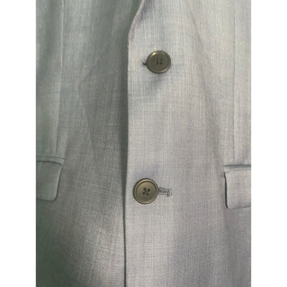 The Kooples Micro Super 110 Sky Blue Wool Blazer Jacket EU 50 (US 40) - Picture 5 of 10